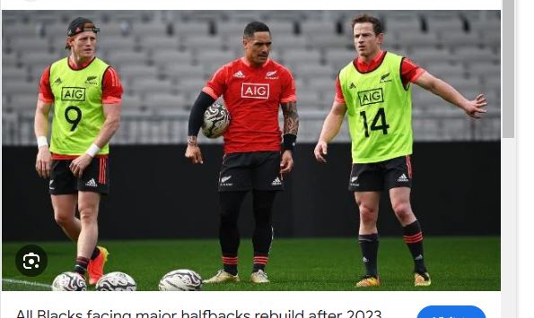 Shocking: Great All Blacks Come Back To The Rugby Field, But This Time They Bring A Whistle.